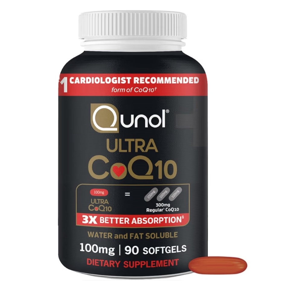 Qunol Ultra CoQ10 100mg 3X Better Absorption Softgels, 90 Count